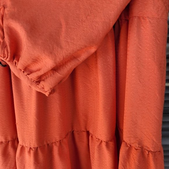 Maeve Dresses Maeve By Anthropologie Amber Tiered Ruffle Tunic Dress Sz XS - Picture 9 of 15